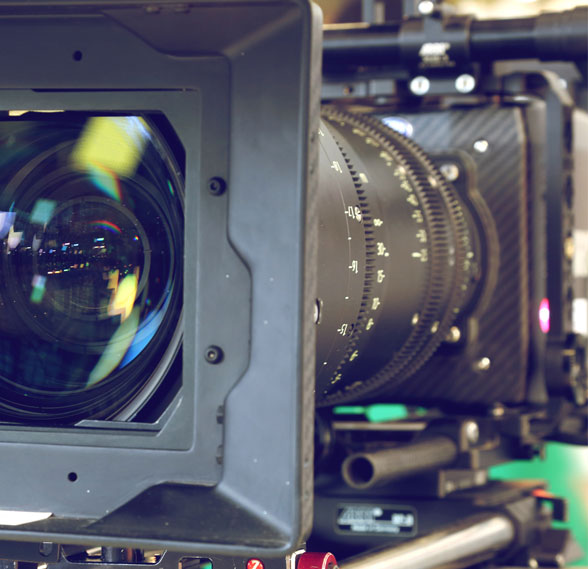Close up of Film Camera
